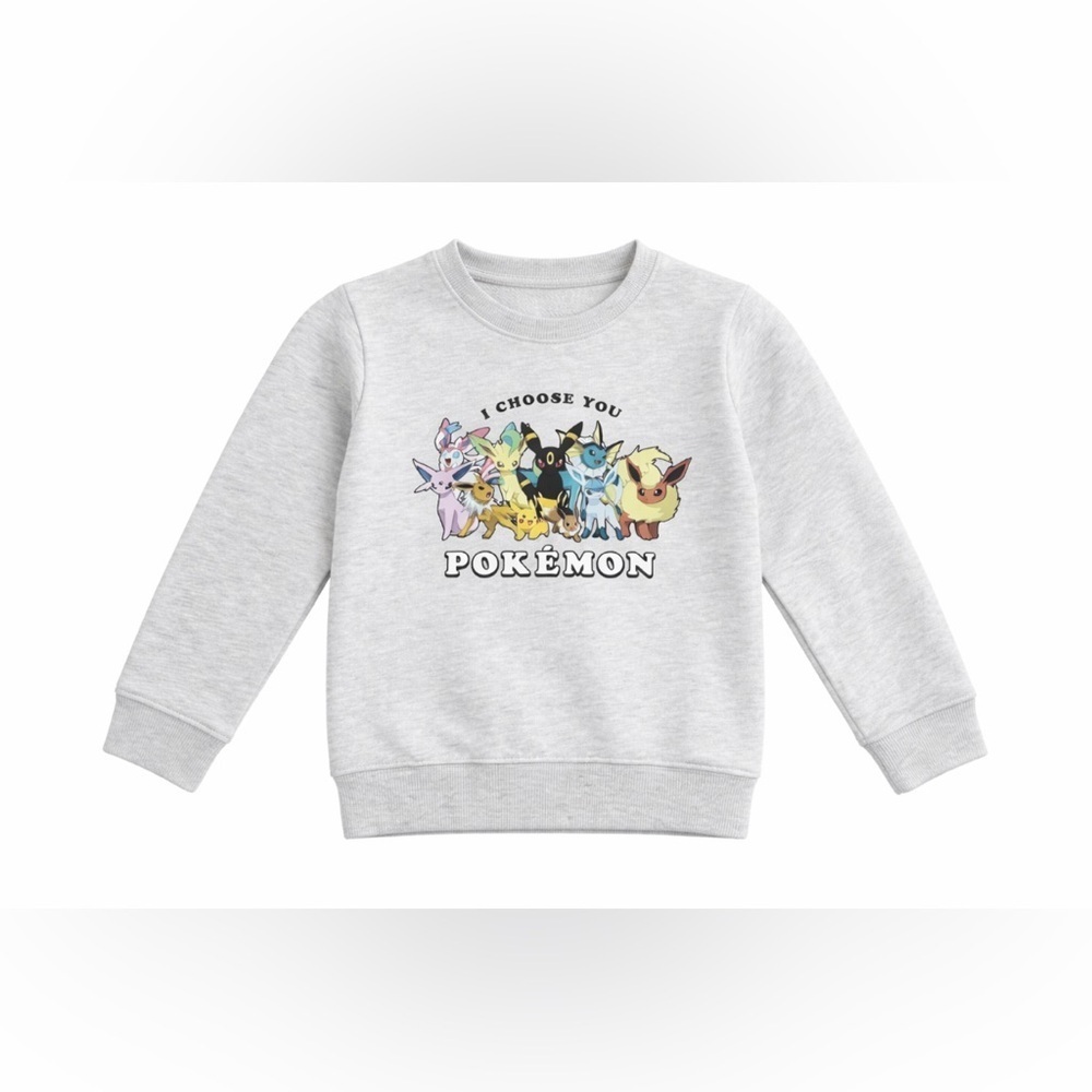 Pokémon graphic crewneck sweatshirt kids - Picture 1 of 7